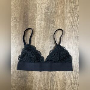 Elegant Black Lace Bralette